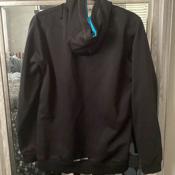 Under armour  black fleece zipper hoody - Picture 2 of 4